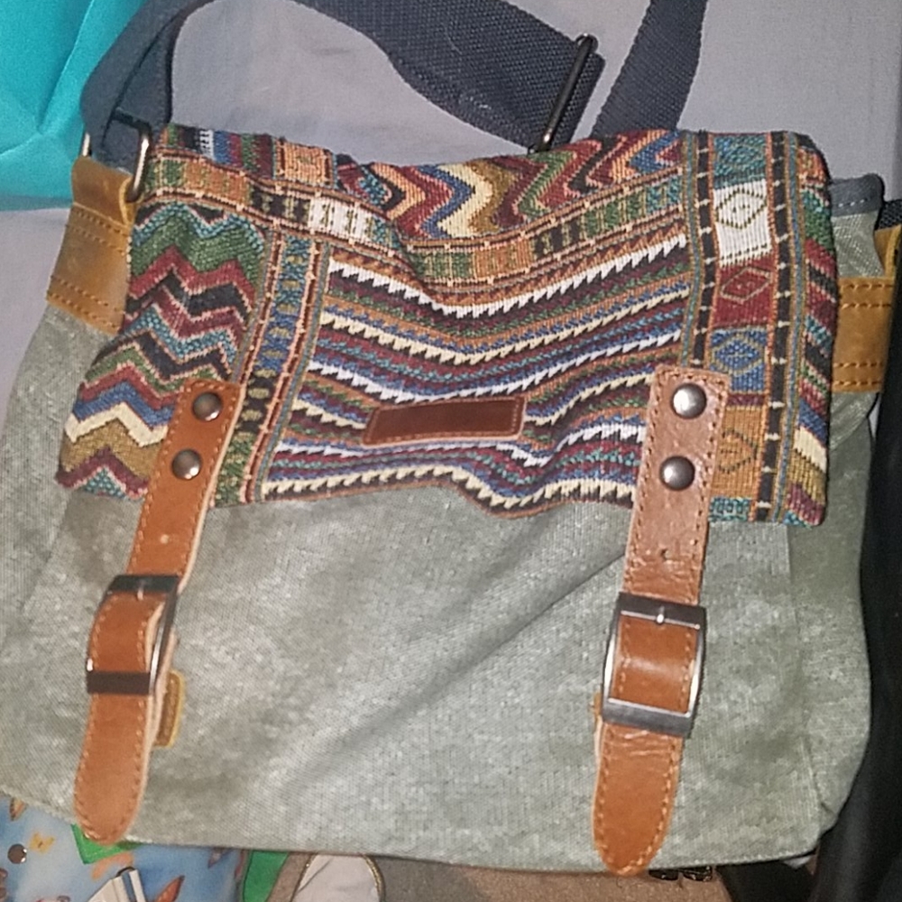 A boho chic crossbody